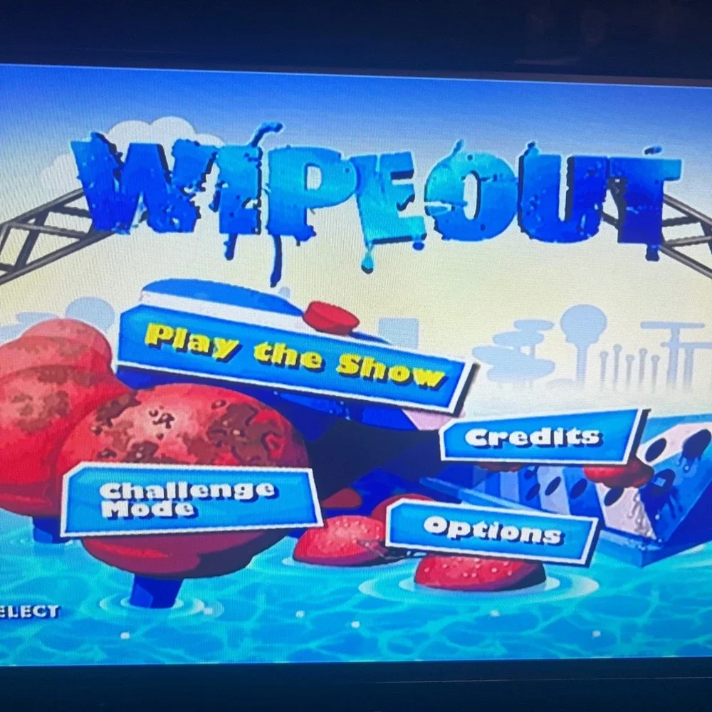 Wipeout: The Game Nintendo Wii Complete CIB Tested & Working Family Fun Party‎